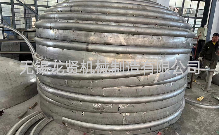 龍賢封頭盤管是怎么盤的？